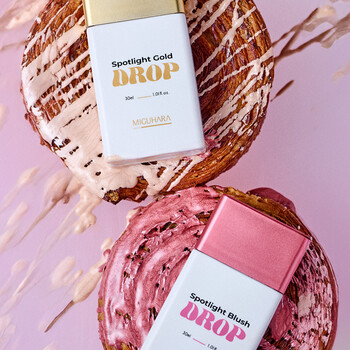 [ DROP BOX COMBO ] BLUSHER Spotlight Blush & Gold Highlighter 30ml